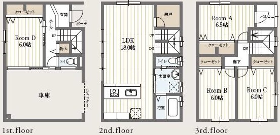 間取り図　東棟